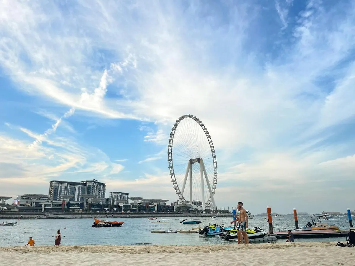 Luxury Studio Apartment Close To Jbr Beach&Yacht Club&Metro-Available Airport Shuttle 두바이 아랍에미리트