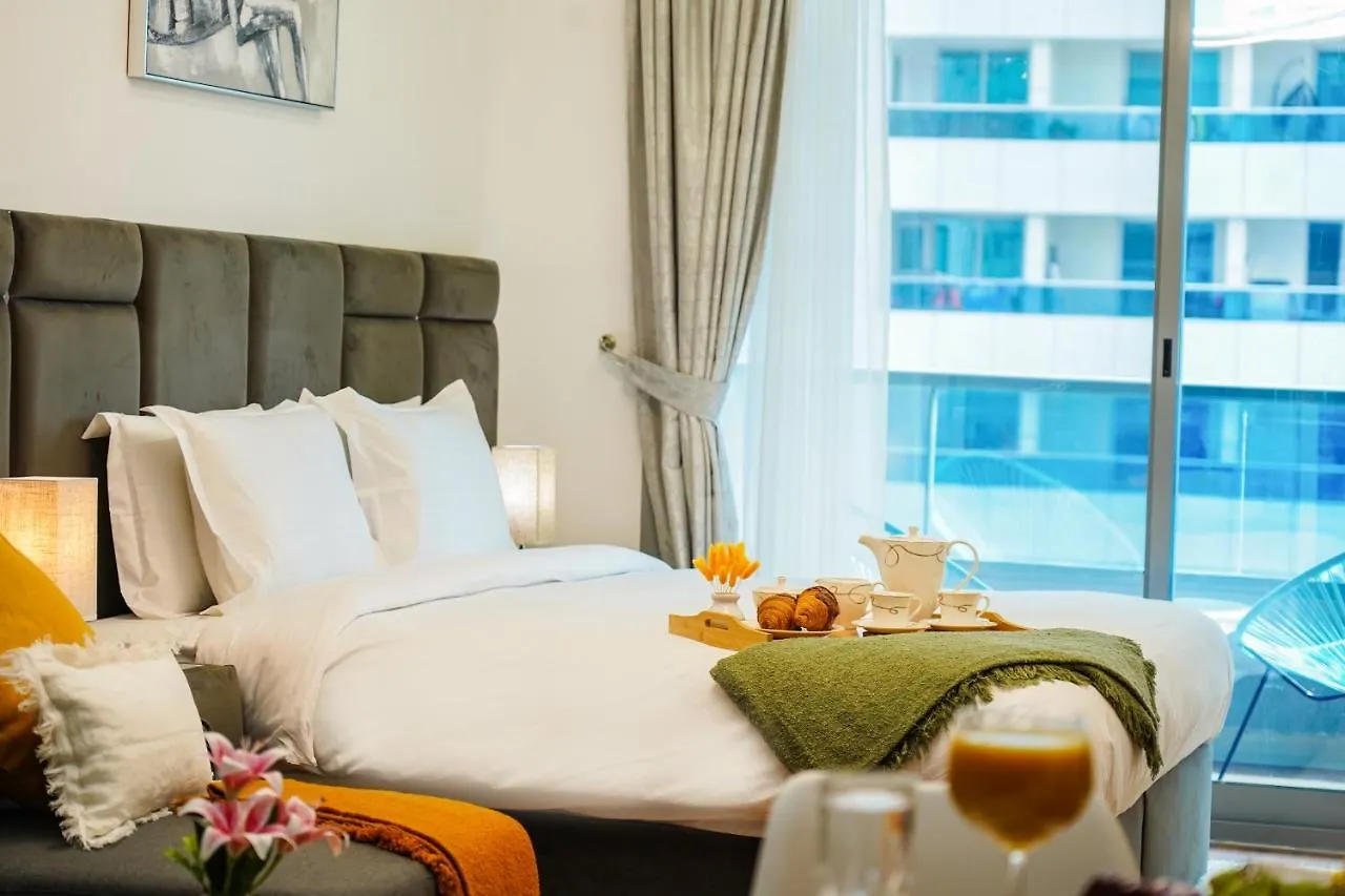 Luxury Studio Apartment Close To Jbr Beach&Yacht Club&Metro-Available Airport Shuttle 두바이 0*,