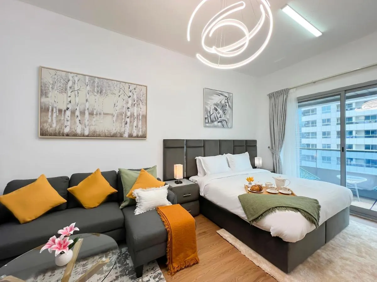 Luxury Studio Apartment Close To Jbr Beach&Yacht Club&Metro-Available Airport Shuttle 두바이